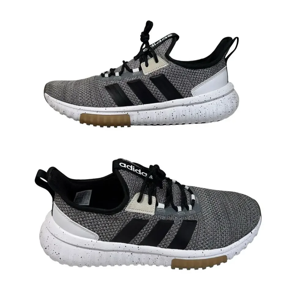 Adidas Men's Kaptir 4.0 Sportswear Shoes White/Black/Gum JR8531 Size 12